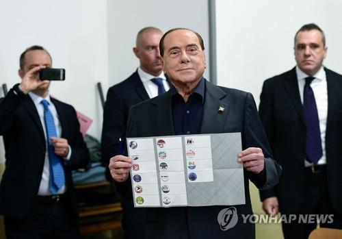 유럽의회 선거에서 당선된 베를루스코니 전 이탈리아 총리