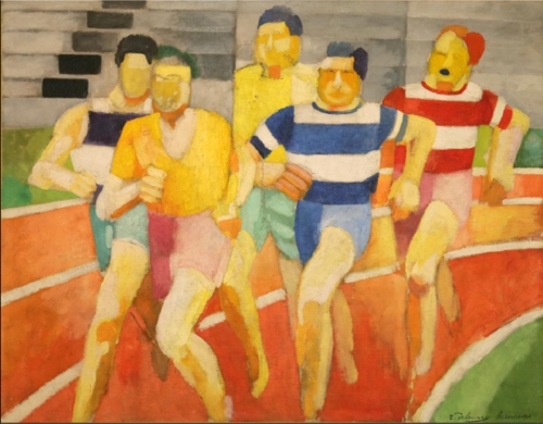 로베르 들로네, 경주자들, 캔버스에 유채, 1924