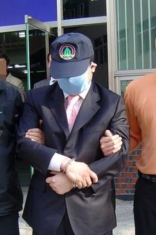 광주 건설사주 납치 사건 5개월 만인 2007년 4월 검거된 조씨
