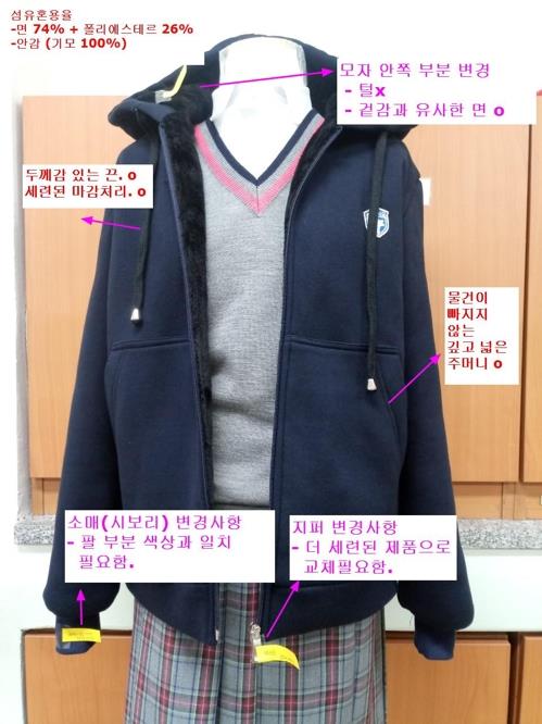 깐깐한 교복 선정