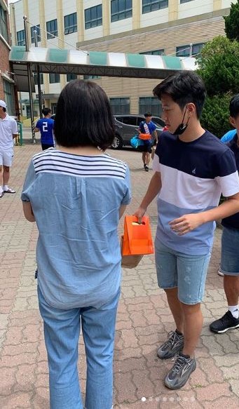 인천남고를 찾은 이강인