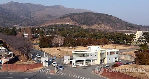진해 육군대학 터 전경