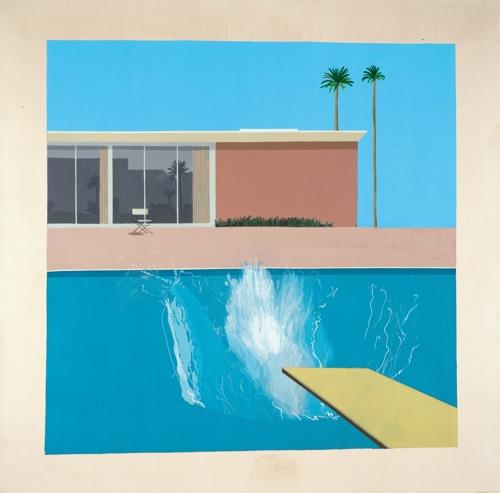 데이비드 호크니, 더 큰 첨벙, 캔버스에 아크릴릭, 242.5ⅹ243.9cm, 1967