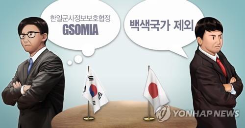 "백색국가 제외" vs "GSOMIA 검토"(PG)