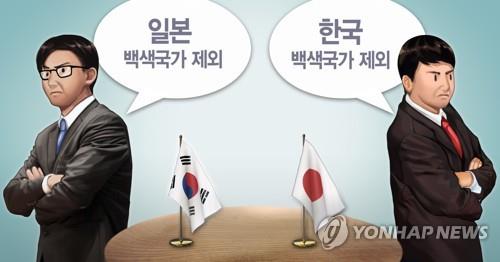한국 맞대응 '일본 백색국가 제외' (PG)