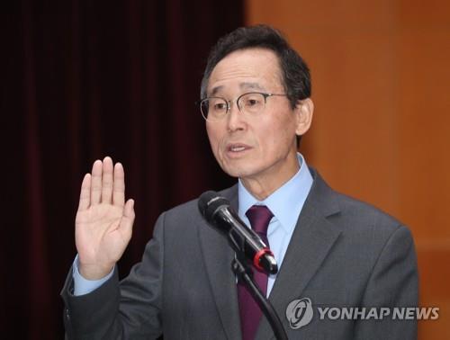 송하진 전북도지사 국감 선서