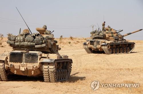 미국산 탱크 앞세우고 시리아 북부 진입한 터키군