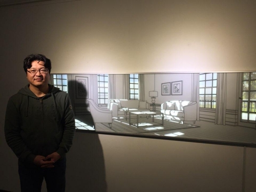 (서울=연합뉴스) = 황선태 작가 개인전이 6일 인사동 통인화랑에서 개막했다.