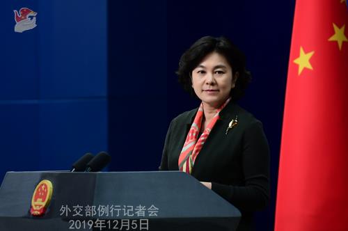 화춘잉(華春瑩) 중국 외교부 대변인