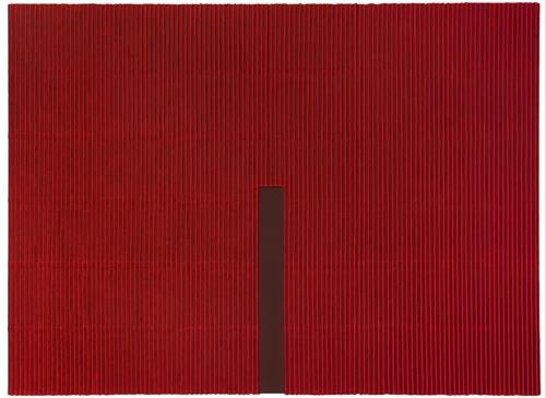 박서보, 묘법 No.091226, 170㎝×230㎝, 2009