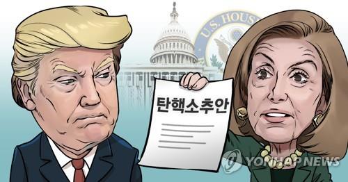 미국 하원 '트럼프 탄핵 소추안 작성' (PG)