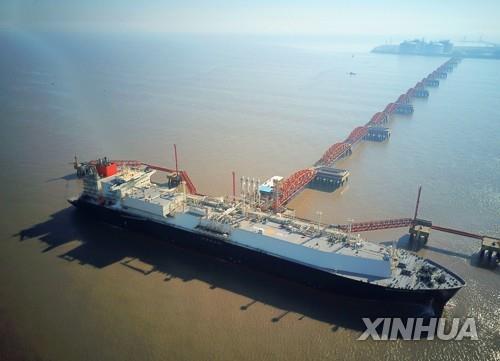 중국 LNG 수입 선박