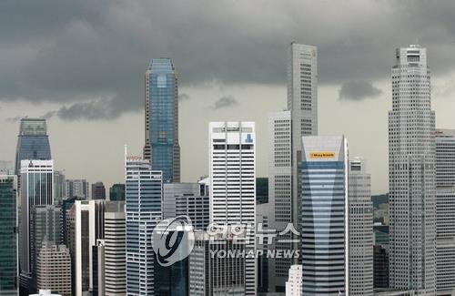 싱가포르 금융가 모습