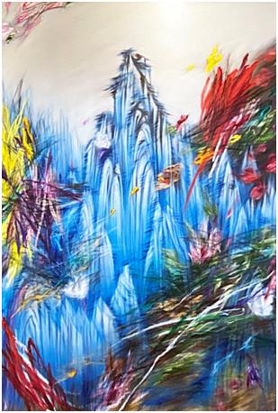Gigisue, Fatherland 1, 2020, Oil on canvas, 193.9 x 130.3cm [313아트프로젝트 제공