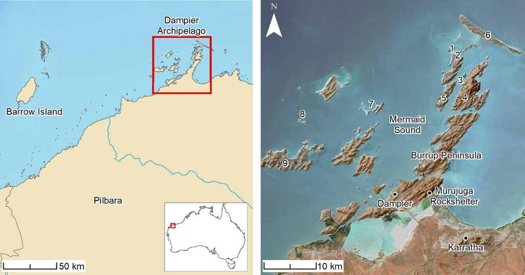 고대 유적 발견된 호주 북서부 연안