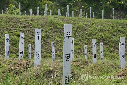 경기 파주 '북한군 묘지'