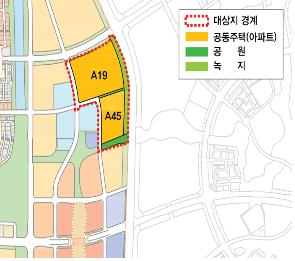 운정3 공동주택용지 설계공모 위치도