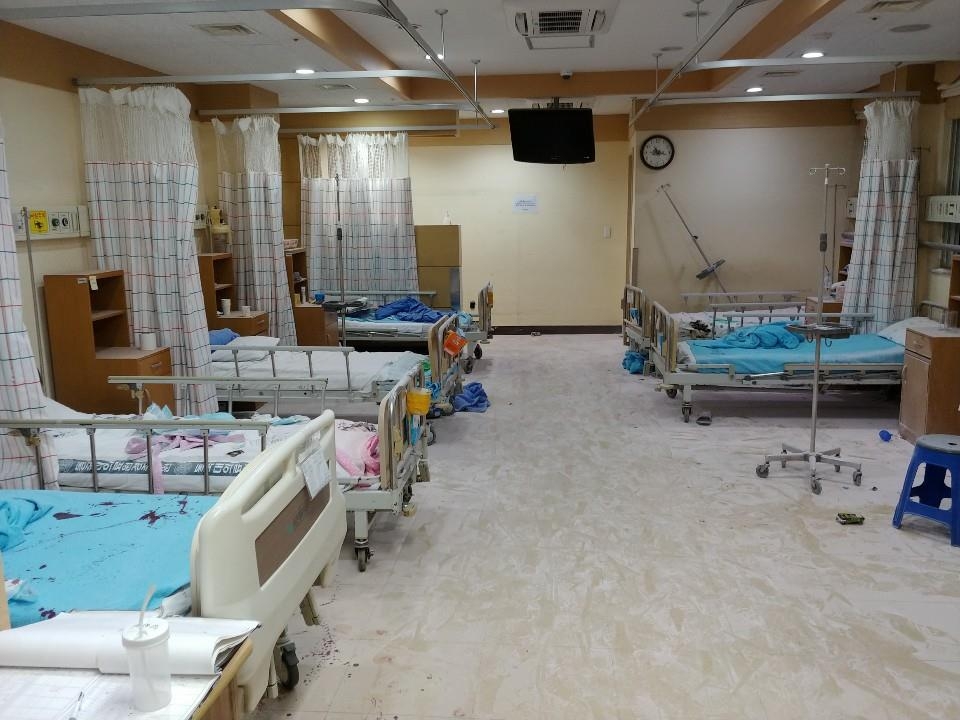 불이 난 김천 모 병원