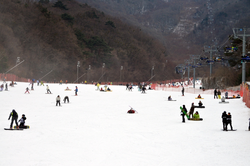 부영그룹 무주덕유산리조트 스키장