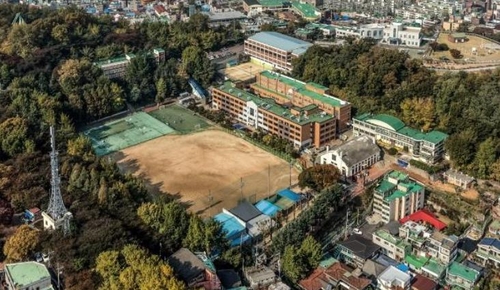 제물포고 전경