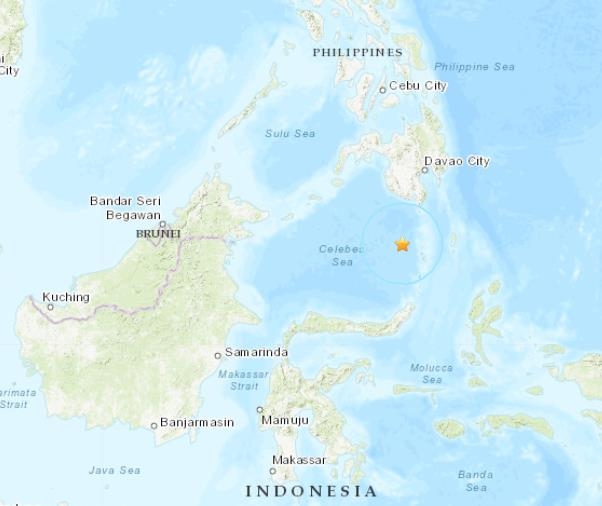 인니 술라웨시섬 북부∼필리핀 남부 사이 바다서 6.1 지진