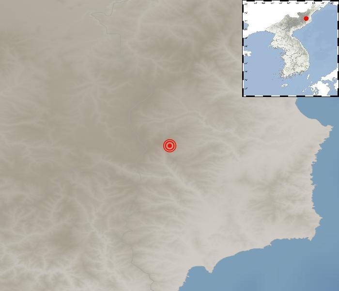 기상청 "북한 함경북도 길주 북북서쪽서 규모 2.5 지진 발생"