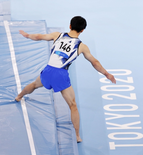 일본 체조 하시모토…시비 부른 그 장면