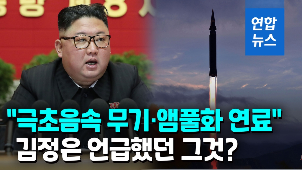 [영상] 북한 '게임체인저' 나오나…"앰풀화 연료·극초음속미사일 발사" - 2