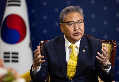 박진 외교부 장관, 연합뉴스와 인터뷰