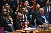 안보리, 팔레스타인 유엔 정회원국 가입안 부결…美 거부권 행사