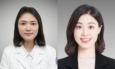 왼쪽부터 의정부을지대병원 가정의학과 강서영 교수, 을지의대 최희준 학생