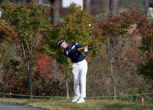 아이언샷 날리는 옥태훈