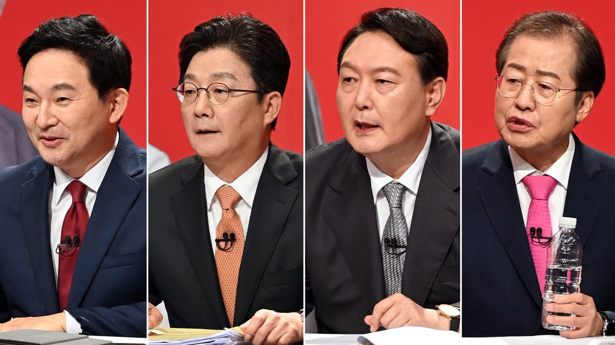 국민의힘 오늘 첫 1:1 토론…윤석열·홍준표 맞대결