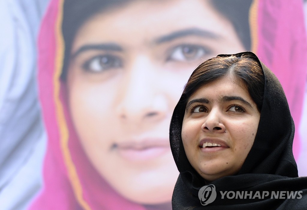 올해 노벨평화상 수상자로 선정된 파키스탄 10대 운동가 말랄라 유사프자이(17) (AP=연합뉴스 DB)