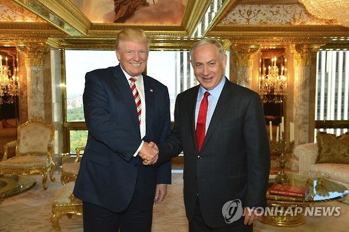 지난해 9월 만난 트럼프 대통령(왼쪽)과 네타냐후 총리
