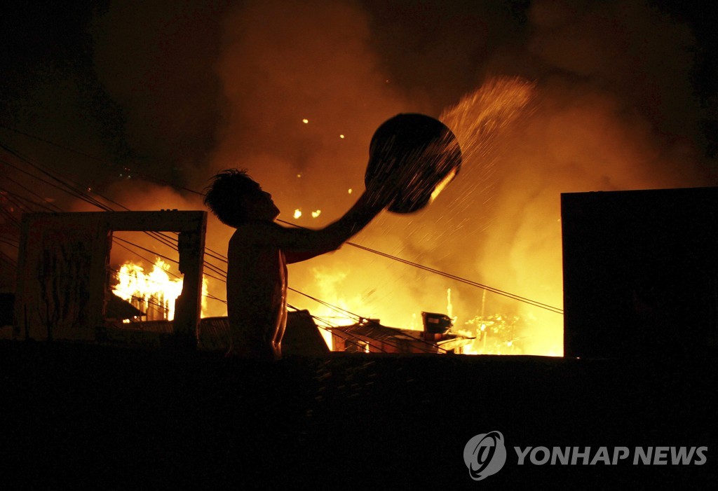 APTOPIX Brazil Fire