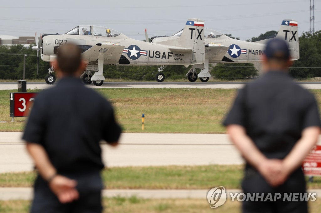 Virus Outbreak Texas Vintage Flyover