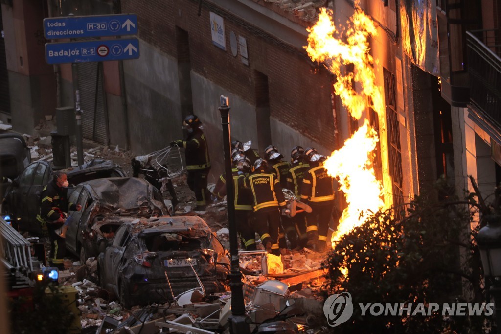 Spain Madrid Explosion