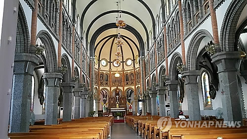 전주 전동성당 내부