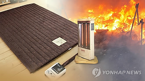 겨울철 화재 인명피해 빈번…"난방기 사용 주의해야"(CG)
