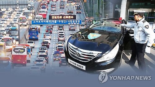 고속도로 얌체ㆍ난폭운전 땐 '암행순찰 출두요'(CG)