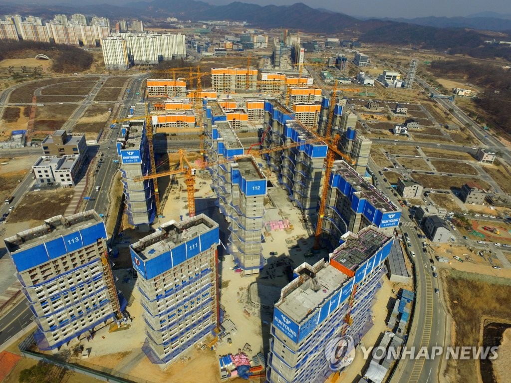충북 혁신도시 건설현장