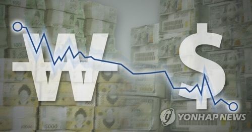원, 달러 환율 하락(PG)