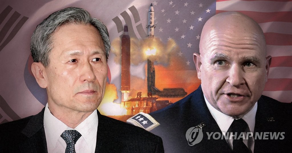 김관진ㆍ美맥마스터 북 미사일 도발ㆍ사드 관련 통화 (PG)