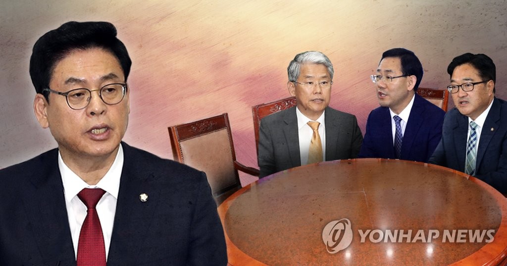 정우택 여야정협의체 찹여 거부 (PG)