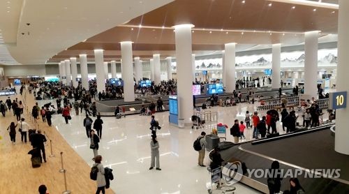 인천국제공항 제2여객터미널 수하물 수취구역