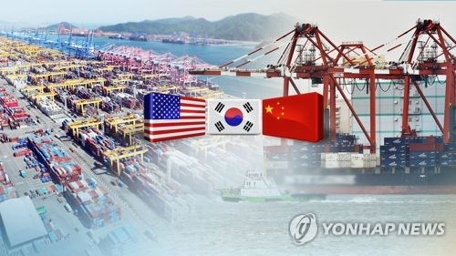 미중 무역전쟁…수출주도 韓경제 먹구름 (CG)