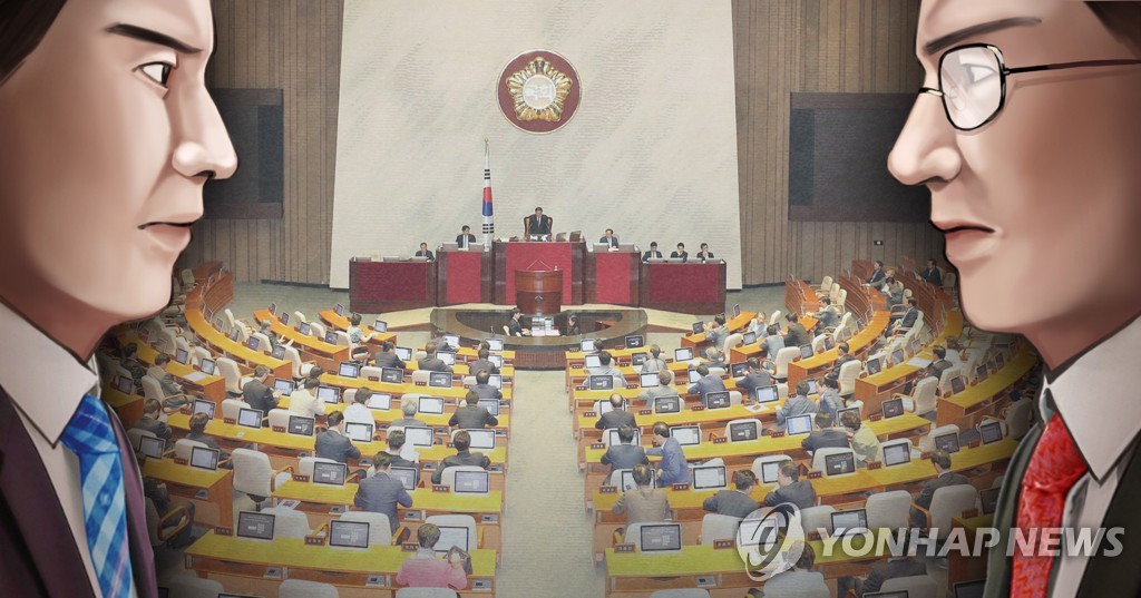 정기국회 여야 입법·예산 대전 (PG)