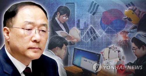 홍남기 "최저임금 결정구조 이원화, 비중있게 검토 중" (PG)