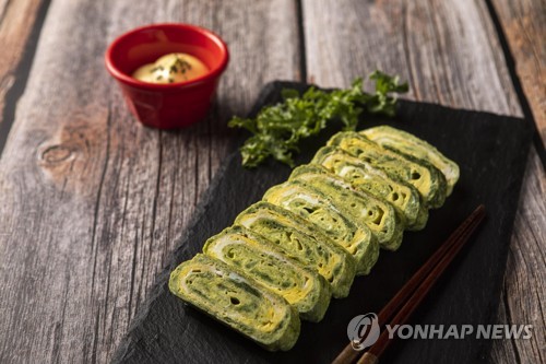 매생이 계란말이